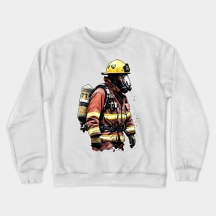 Courageous Firefighting Crewneck Sweatshirt